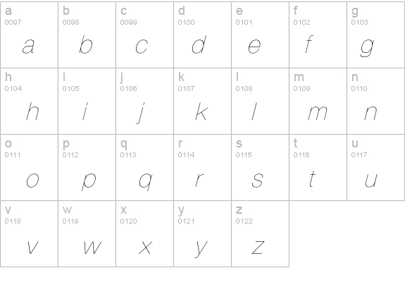 PartridgeObl-Th details - Free Fonts at FontZone.net