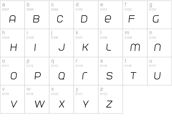 Parvoflavin Light Skew details - Free Fonts at FontZone.net