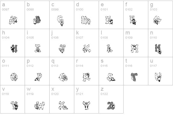 Patchwork Angel details - Free Fonts at FontZone.net