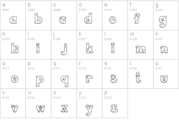 PC Snowballs details - Free Fonts at FontZone.net