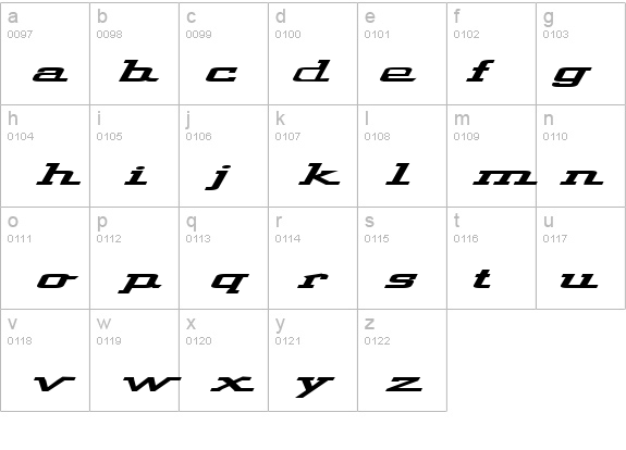 PCLifeWide Glide details - Free Fonts at FontZone.net