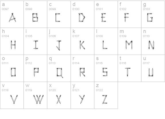 PencilOut details - Free Fonts at FontZone.net