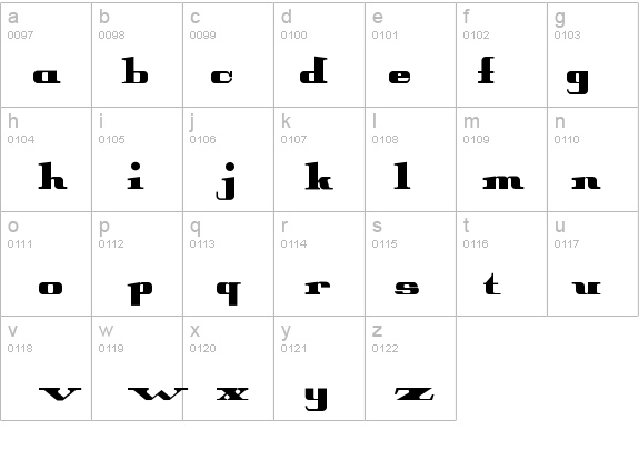 Peter Obscure Bold details - Free Fonts at FontZone.net