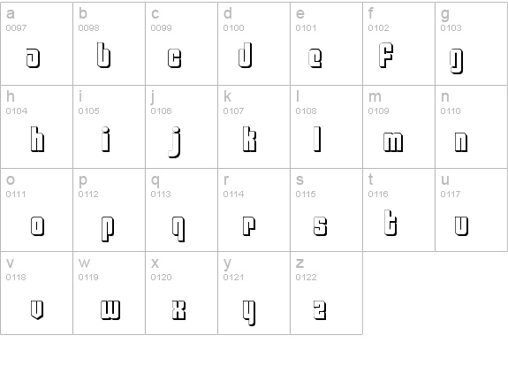 Philadelphia 3D details - Free Fonts at FontZone.net