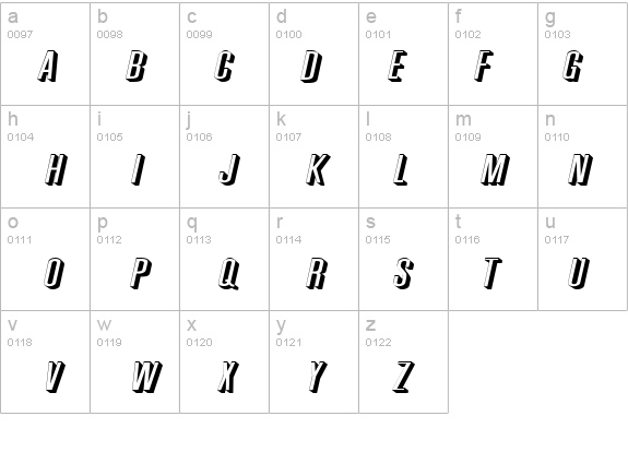 Phoenix-Extended Italic details - Free Fonts at FontZone.net