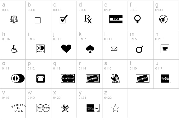PictographOne details - Free Fonts at FontZone.net