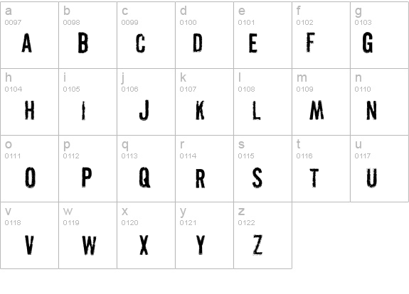 Pistolgrip details - Free Fonts at FontZone.net