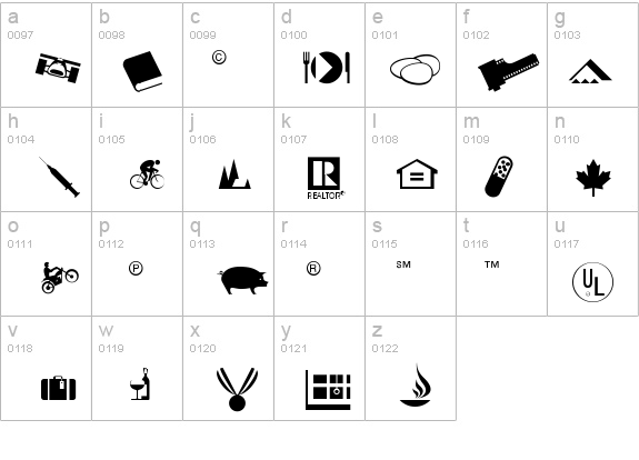 PIXymbolsDingbatsItalic details - Free Fonts at FontZone.net