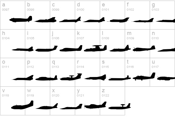 Planes-S-Modern details - Free Fonts at FontZone.net