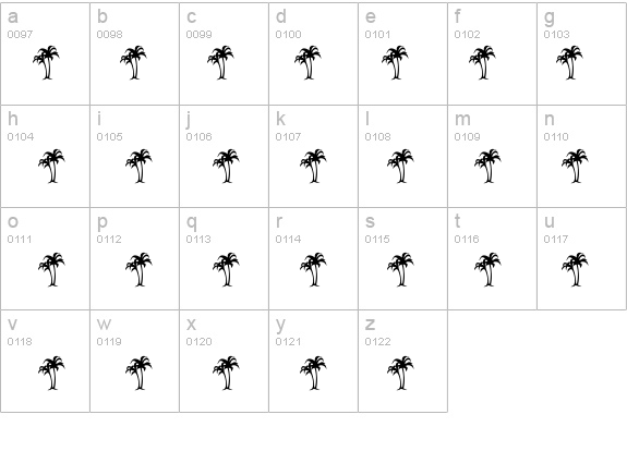 Plants details - Free Fonts at FontZone.net