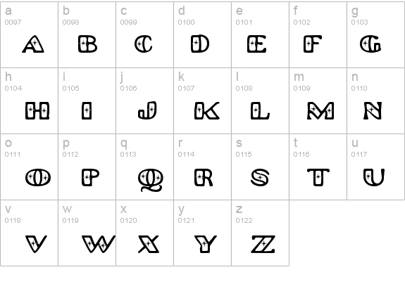 Platinum Hub Caps Polished details - Free Fonts at FontZone.net