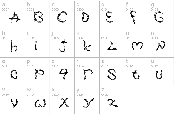 Pretzel details - Free Fonts at FontZone.net