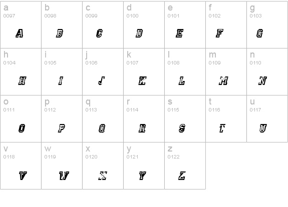 Princeton-Condensed Italic details - Free Fonts at FontZone.net