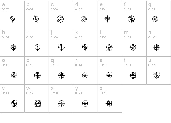 Qestir-Dingbat details - Free Fonts at FontZone.net