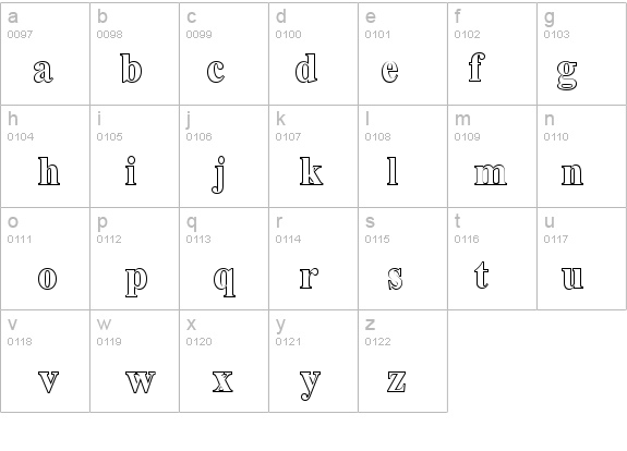 QTTimeOutline Regular details - Free Fonts at FontZone.net