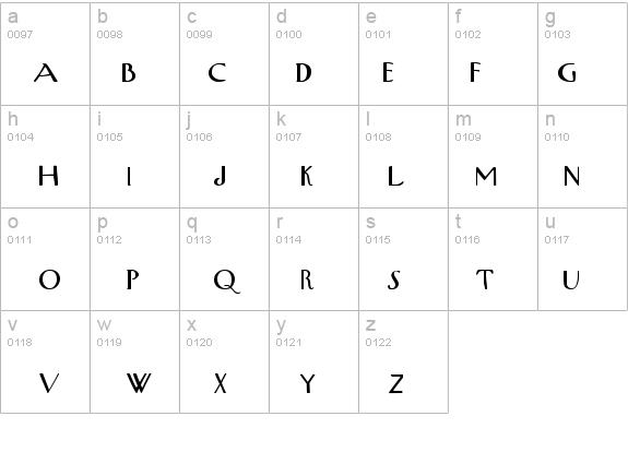 QTWestEnd Regular details - Free Fonts at FontZone.net