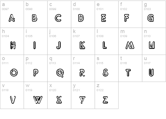 QuarkNeon Regular details - Free Fonts at FontZone.net