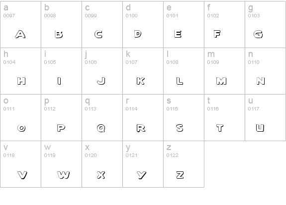 Quartermain Outline details - Free Fonts at FontZone.net