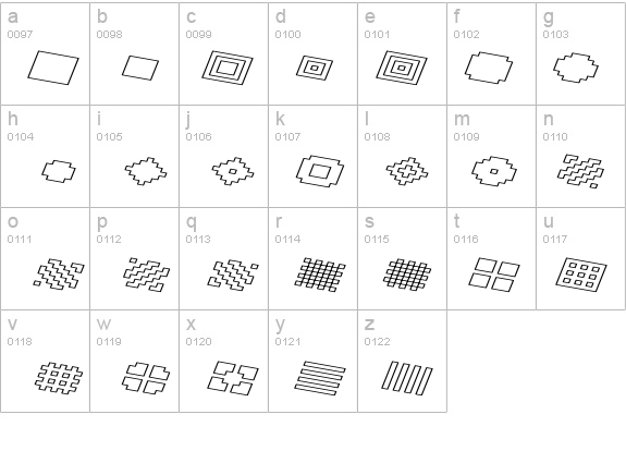 QUBE HOLLOW WIDE ITALIC details - Free Fonts at FontZone.net