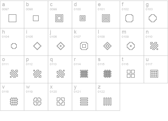 QUBE HOLLOW details - Free Fonts at FontZone.net