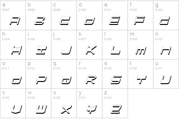 QuickGear Shadow ItalCon details - Free Fonts at FontZone.net