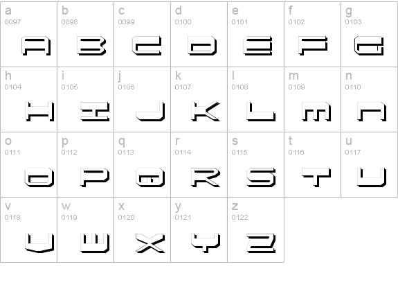 QuickGear Shadow details - Free Fonts at FontZone.net