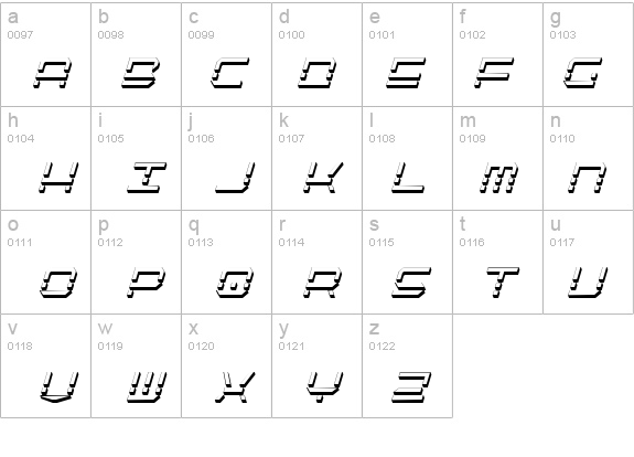 QuickQuick Shadow ItalCondensed details - Free Fonts at FontZone.net