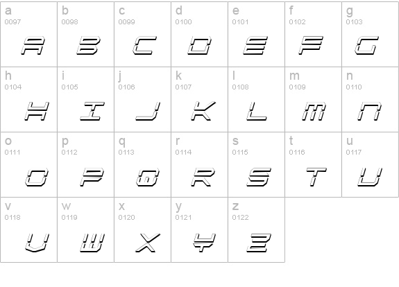 QuickStrike Shadow ItalCon details - Free Fonts at FontZone.net