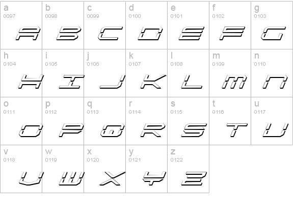 QuickStrike Shadow Italic details - Free Fonts at FontZone.net