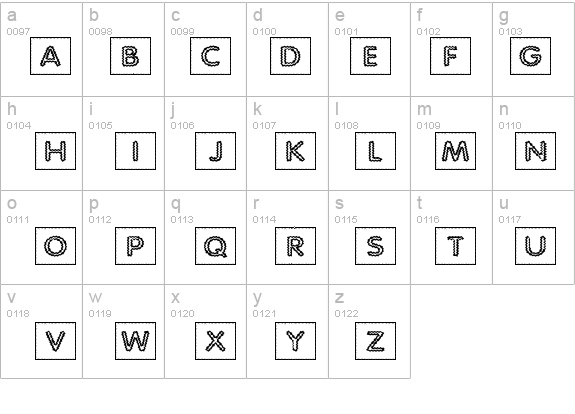 Quilted Indian details - Free Fonts at FontZone.net