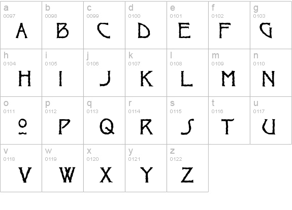 Ragged Regular details - Free Fonts at FontZone.net