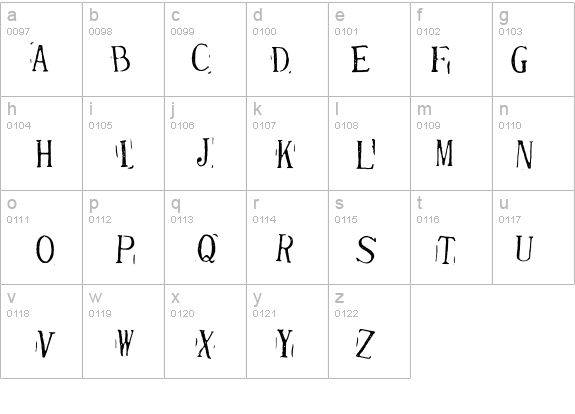Randy Described Eternity details - Free Fonts at FontZone.net