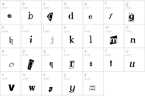 Ransom Normal details - Free Fonts at FontZone.net