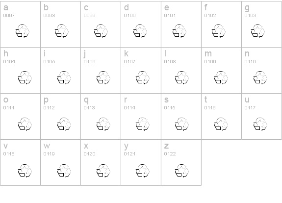 Recycle Medium details - Free Fonts at FontZone.net