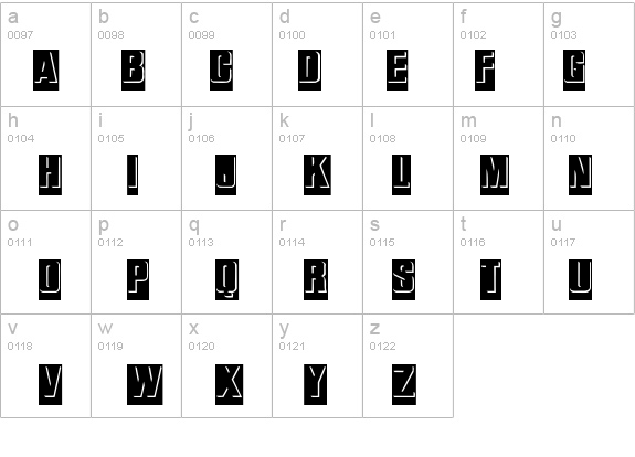 ReliefInReverse details - Free Fonts at FontZone.net
