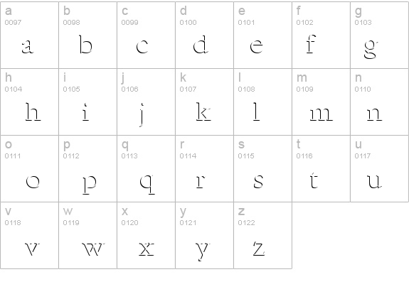 ReliefSerif Regular details - Free Fonts at FontZone.net