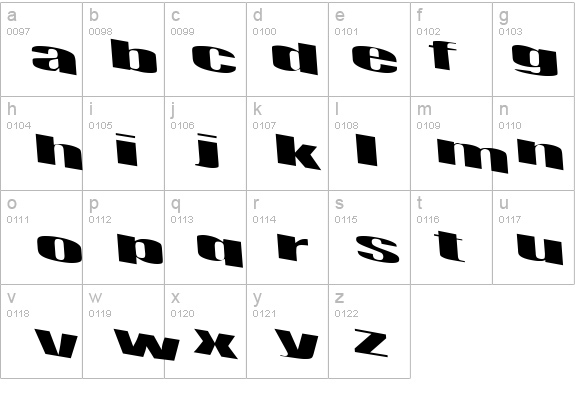 Retsyn Dilated details - Free Fonts at FontZone.net