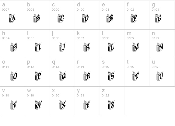 Ribbons details - Free Fonts at FontZone.net