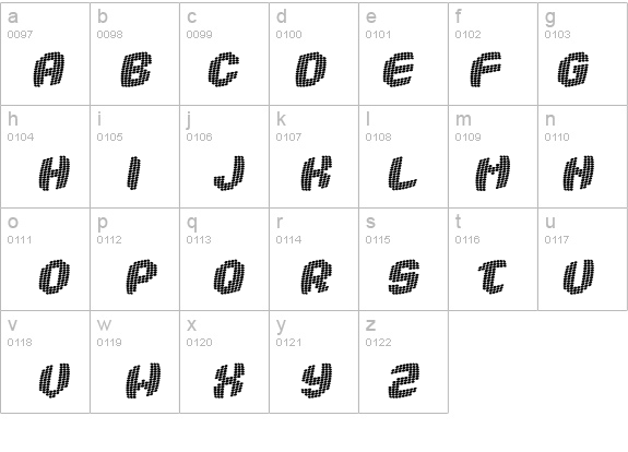 Robotica details - Free Fonts at FontZone.net