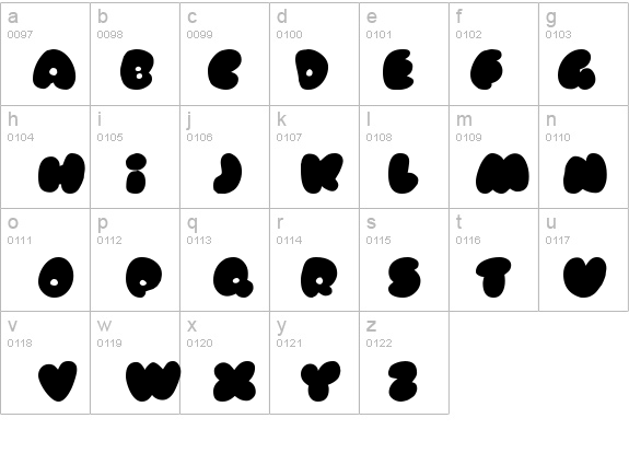 Rubberneck details - Free Fonts at FontZone.net