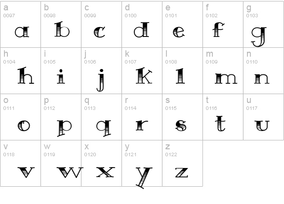 SailorGothic-Shaded details - Free Fonts at FontZone.net