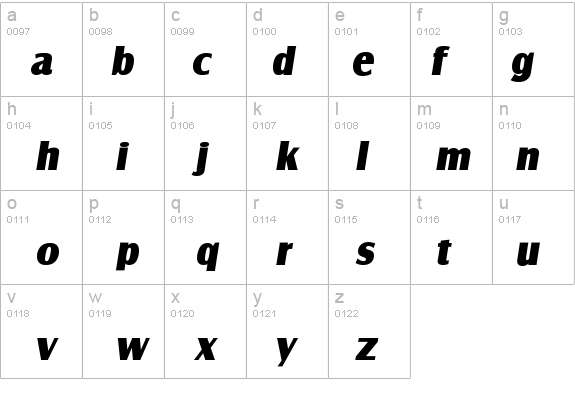 Salzburg-ExtraBoldIta details - Free Fonts at FontZone.net