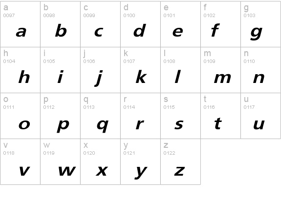SchranerExtObl- details - Free Fonts at FontZone.net