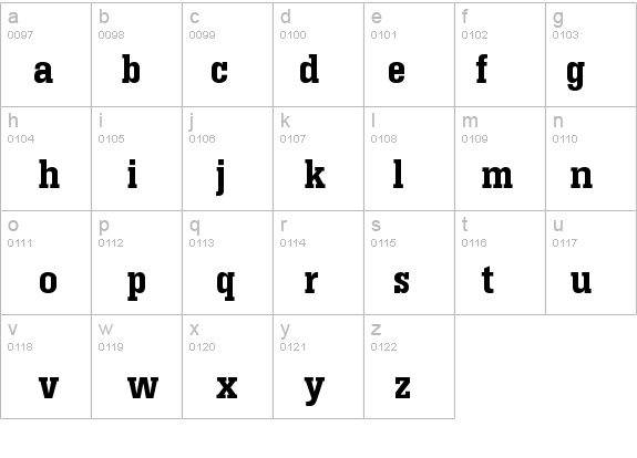 SerifaBQ-CondensedMedium details - Free Fonts at FontZone.net
