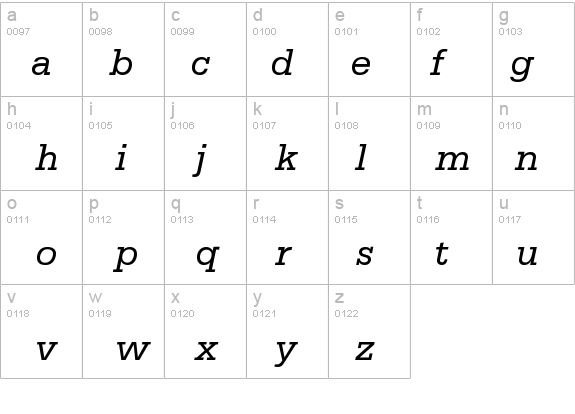 SerifaBQ-Italic details - Free Fonts at FontZone.net
