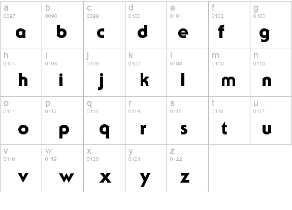SerifGothicBQ-Heavy details - Free Fonts at FontZone.net