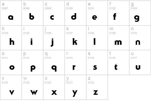 SerifGothicEF-Heavy details - Free Fonts at FontZone.net