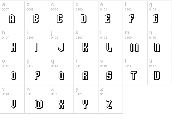 SF Archery Black SC Shaded details - Free Fonts at FontZone.net