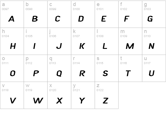 SF Atarian System Extended Italic details - Free Fonts at FontZone.net