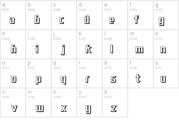 SF Electrotome Shaded details - Free Fonts at FontZone.net